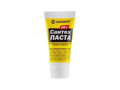 Паста для уплотнения резьбовых соединений "СантехПАСТА" 20 гр. в тубе 1912